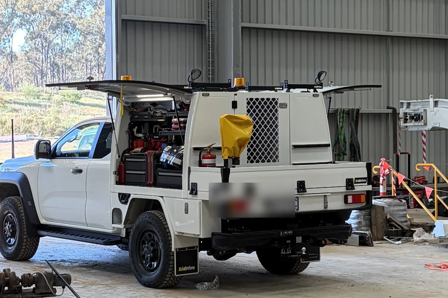 Contact Midland Metalworks: Troy's site-ready field service ute, fully equipped for on-site welding and repairs